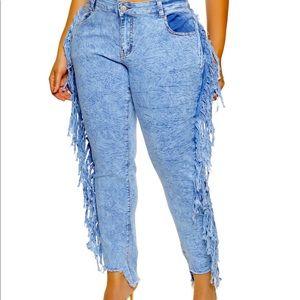 Fringe Denim Jo Jeans
